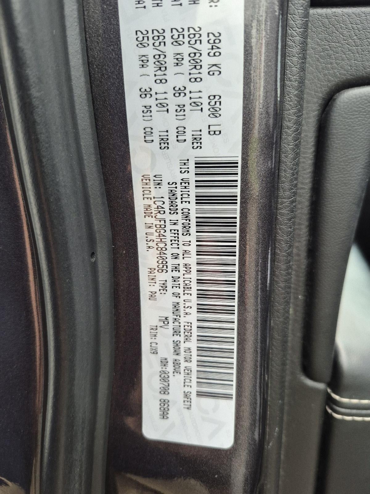 2017 Jeep Grand Cherokee Limited