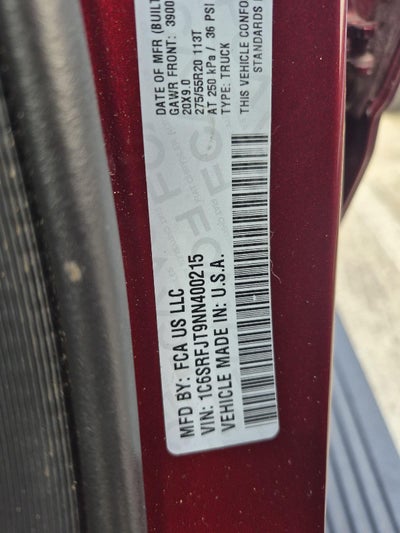 2022 RAM 1500 Laramie