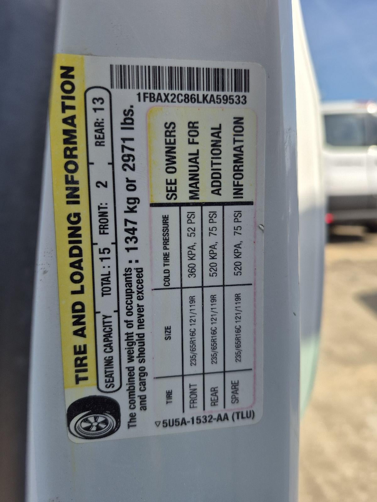 2020 Ford Transit 350 XL