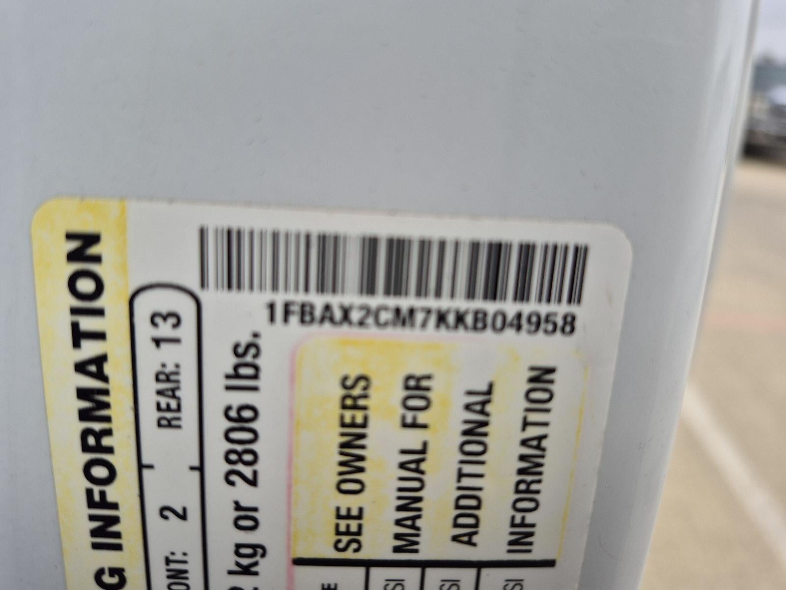 2019 Ford Transit Passenger Wagon XL