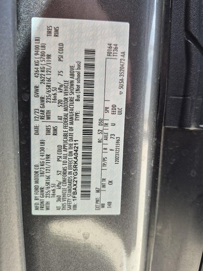 2024 Ford Transit 350 XLT