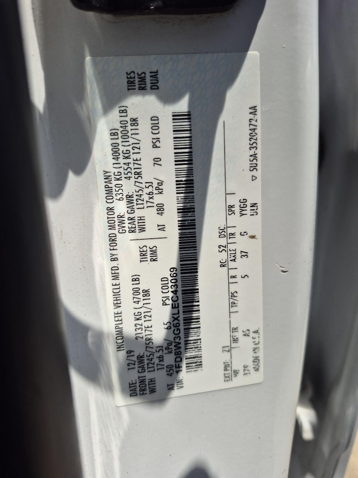 2020 Ford Super Duty F-350 DRW XL