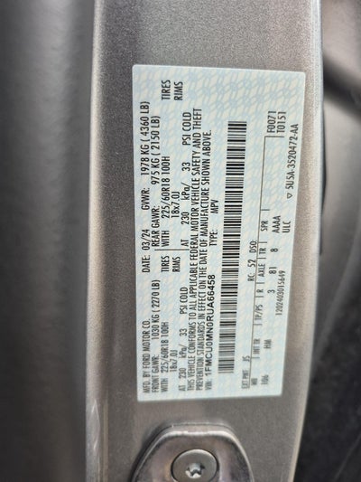 2024 Ford Escape ST-Line