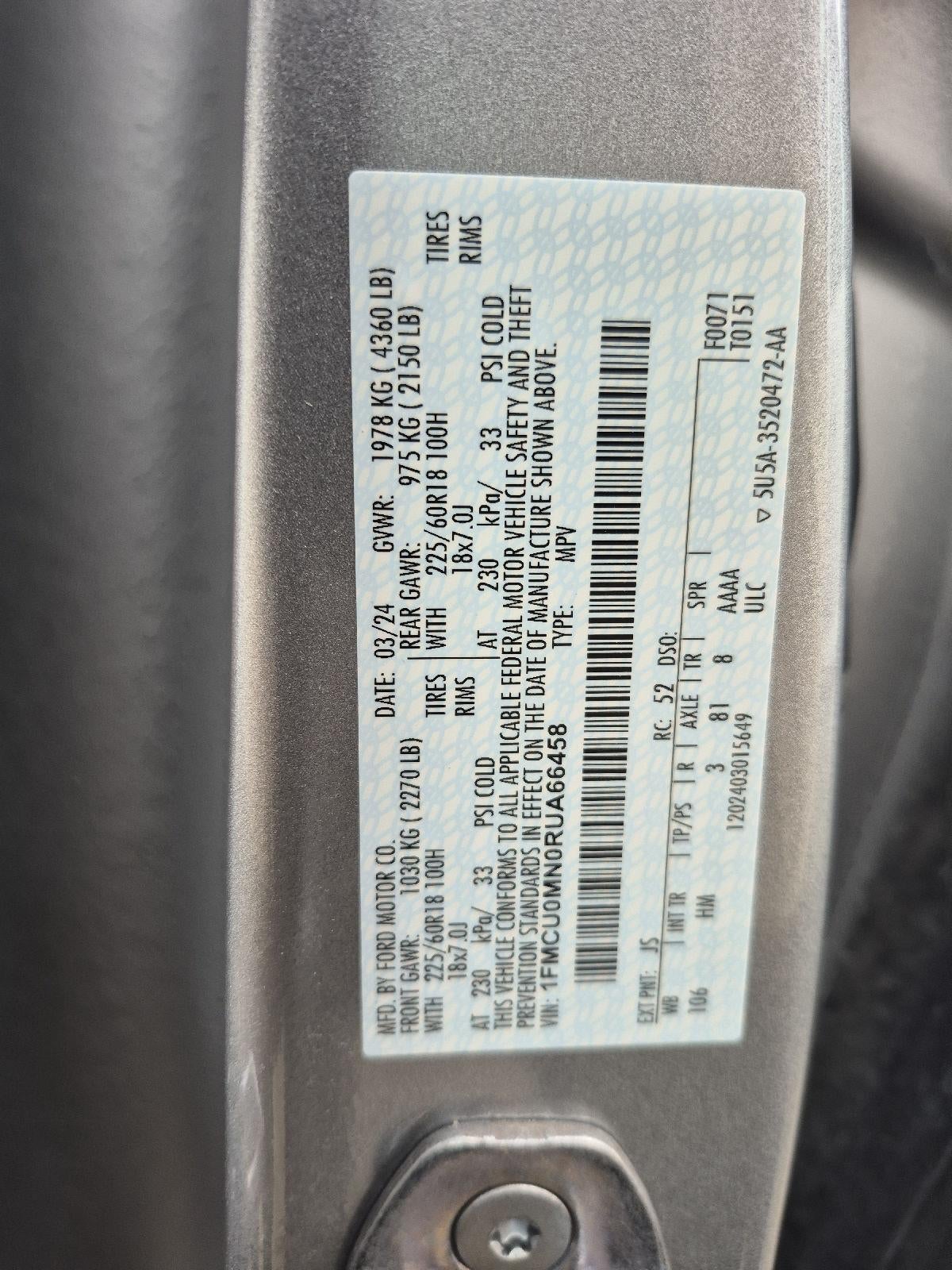 2024 Ford Escape ST-Line