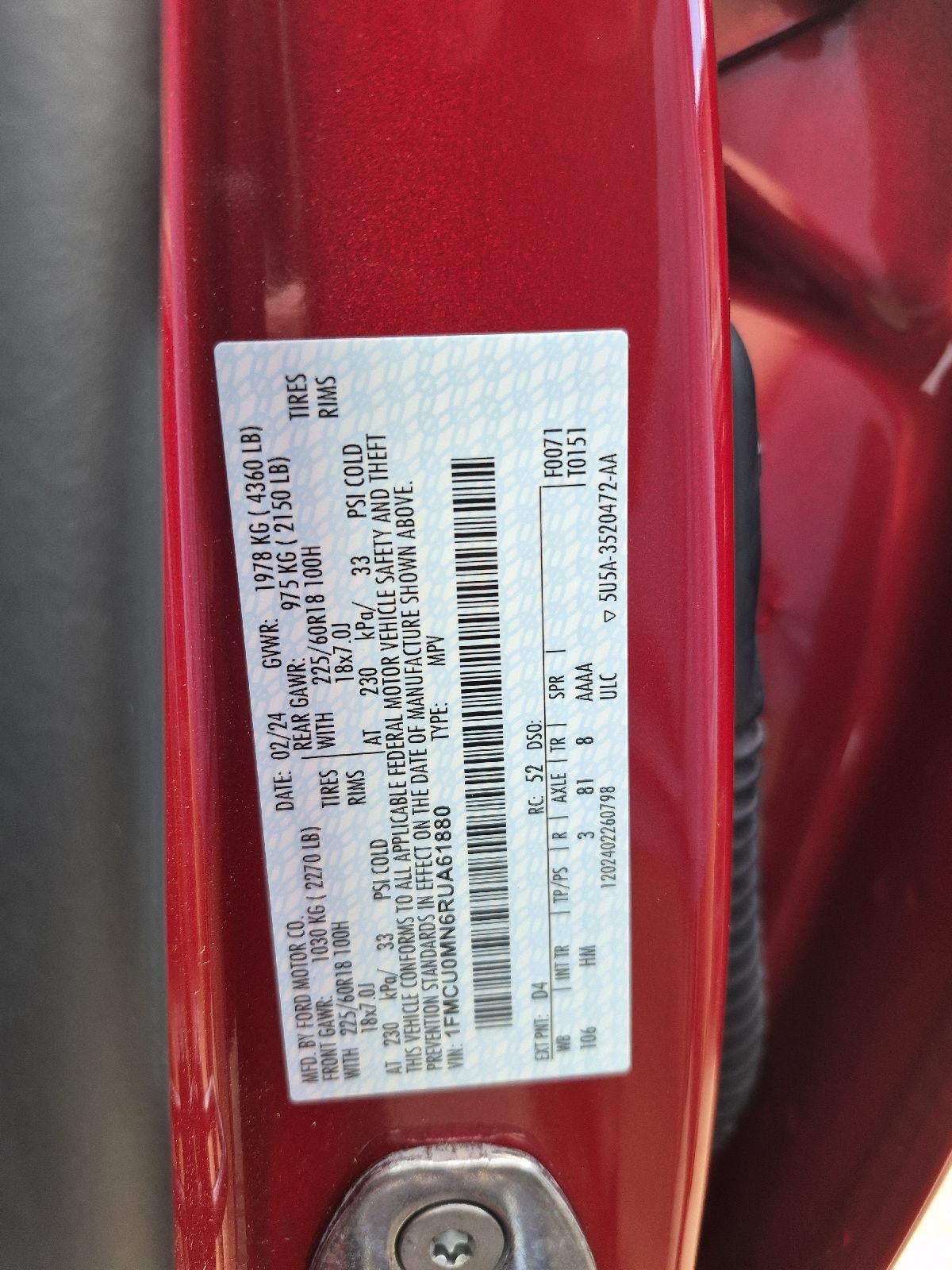 2024 Ford Escape ST-Line