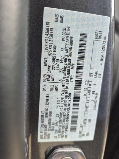 2024 Ford Escape ST-Line