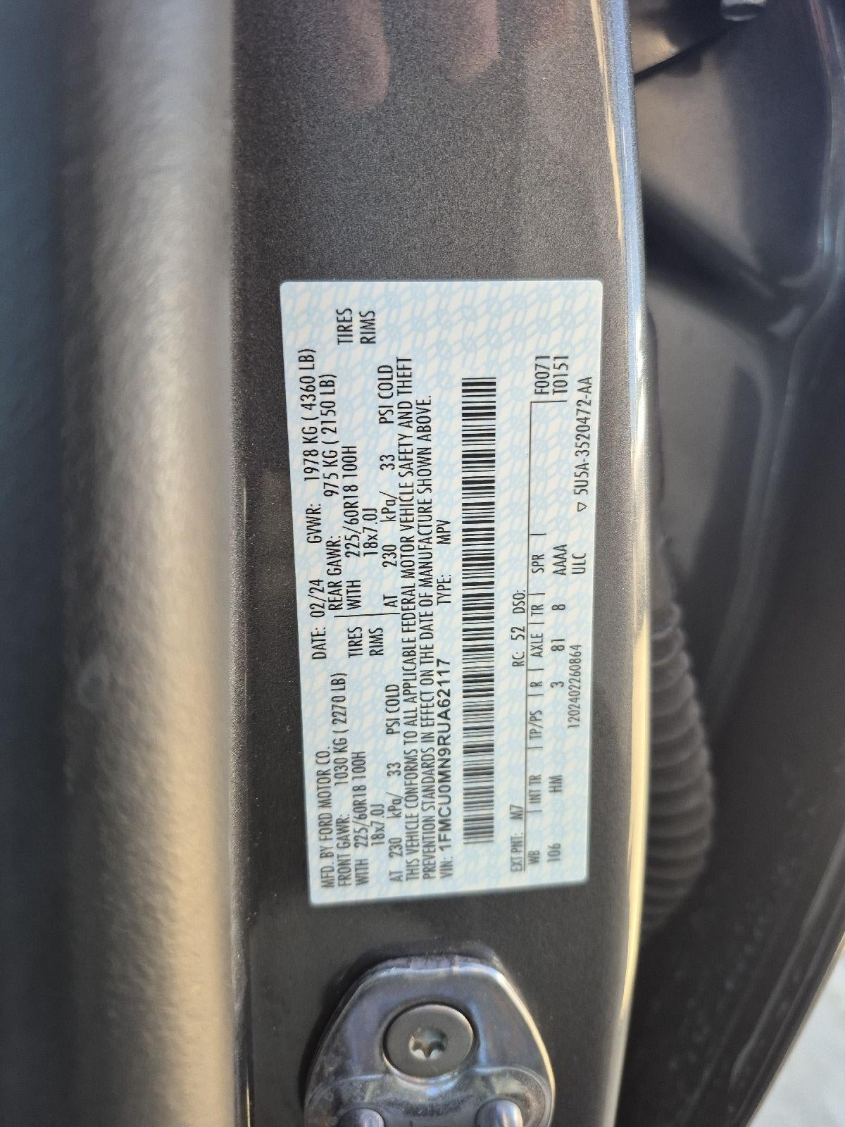 2024 Ford Escape ST-Line