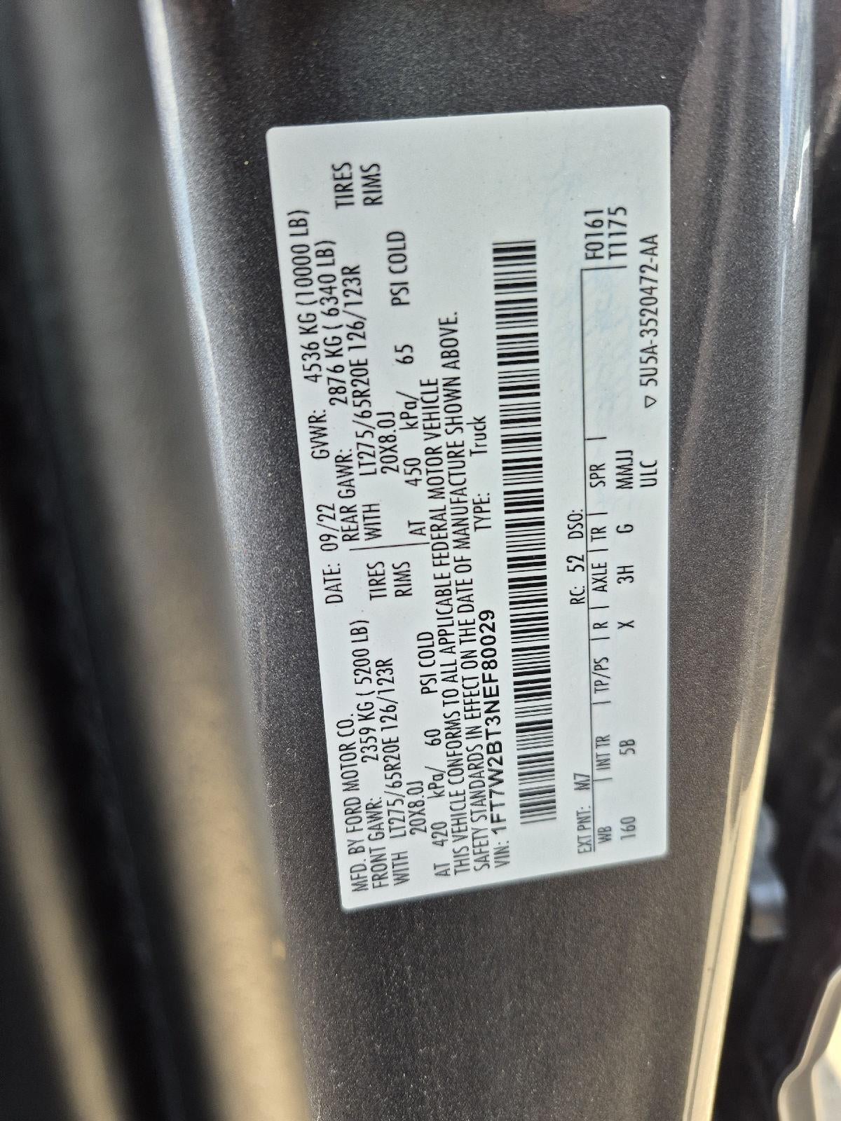 2022 Ford Super Duty F-250 SRW LARIAT