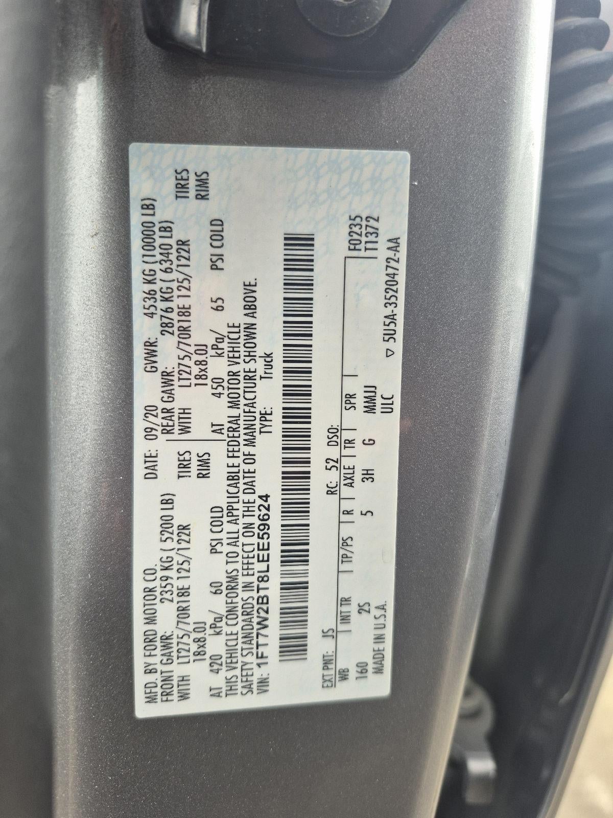 2020 Ford Super Duty F-250 XLT