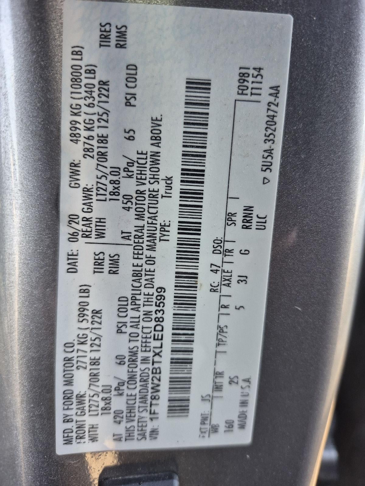 2020 Ford Super Duty F-250 XLT