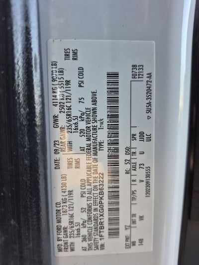 2023 Ford Transit Cargo Van 148 WB High Roof Cargo