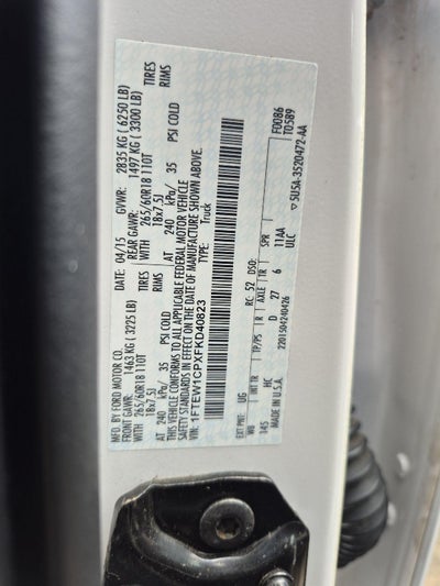 2015 Ford F-150 Lariat