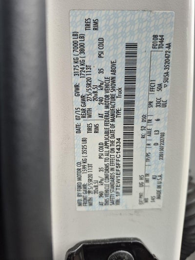 2015 Ford F-150 King Ranch