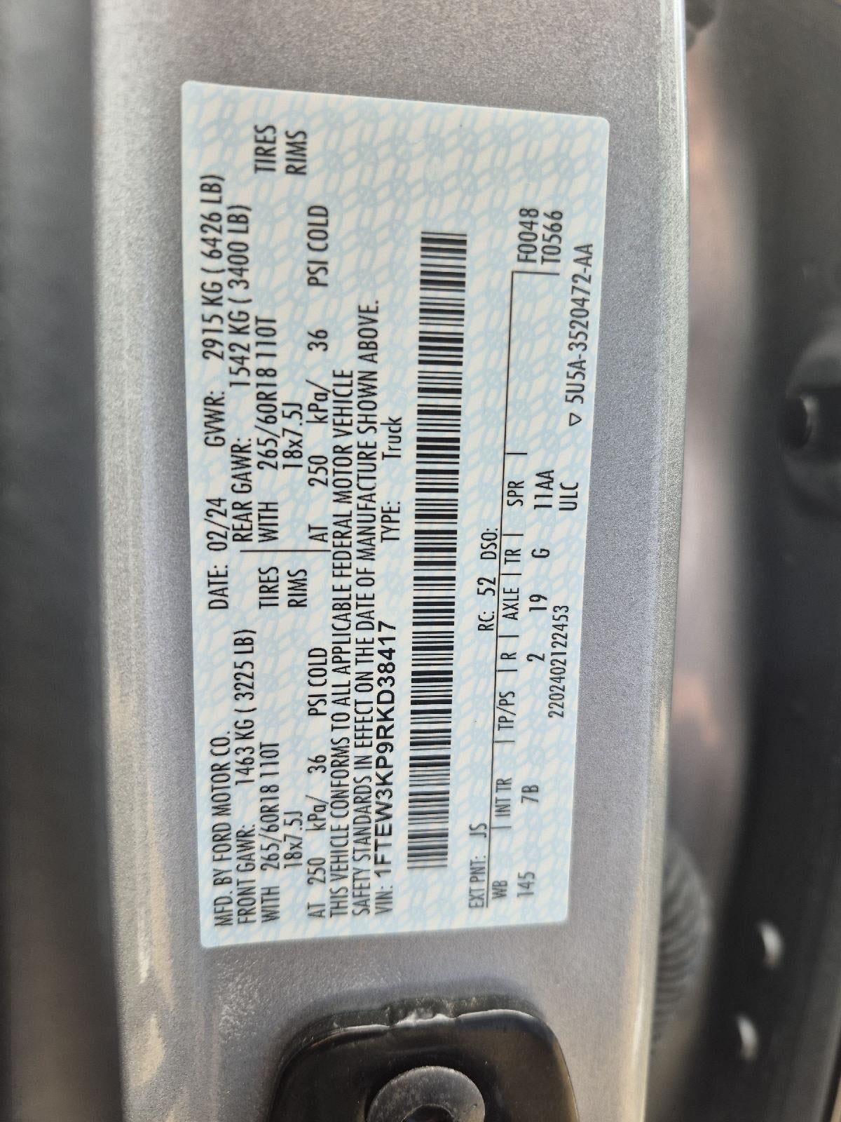 2024 Ford F-150 XLT