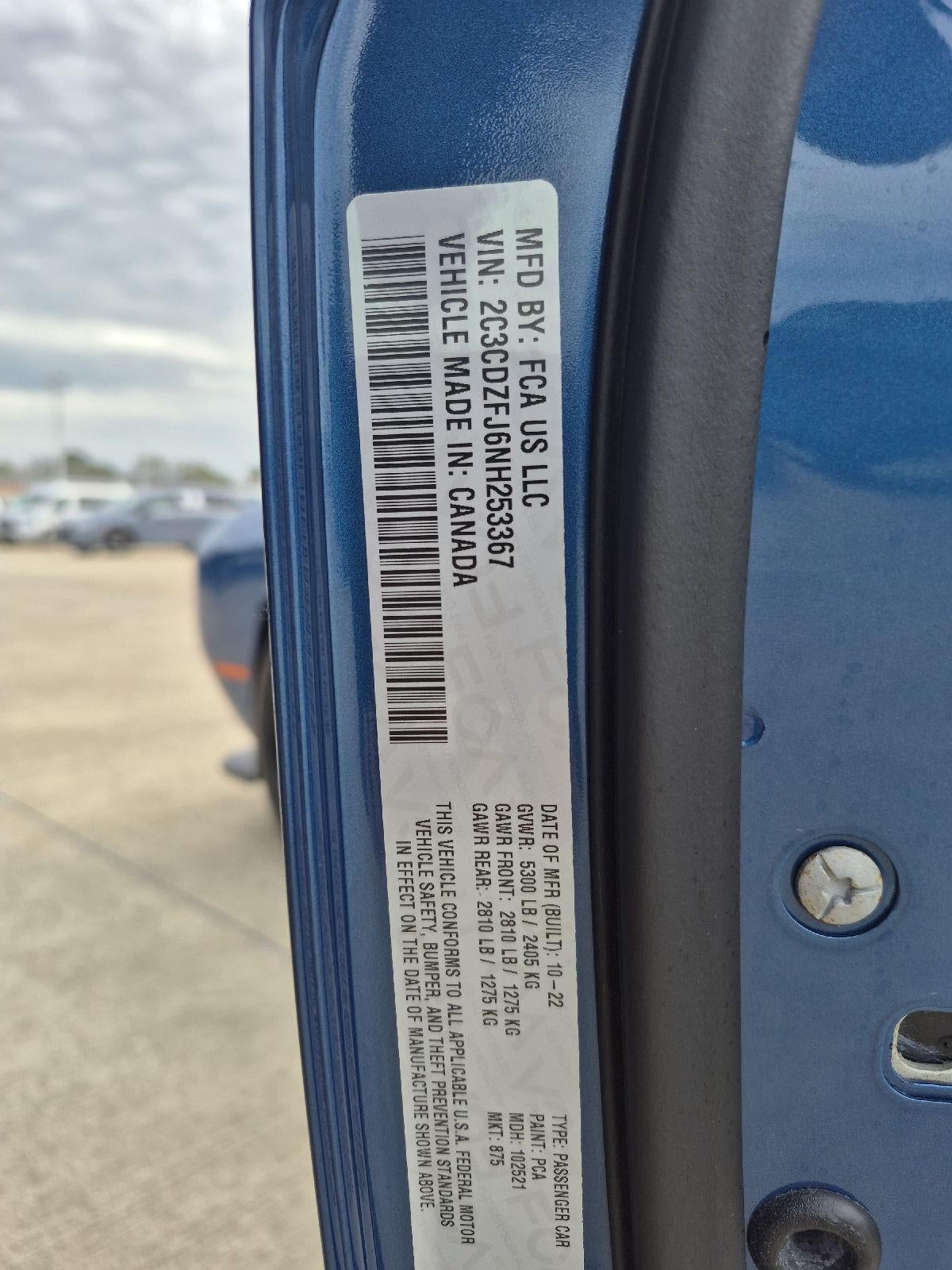 2022 Dodge Challenger R/T Scat Pack