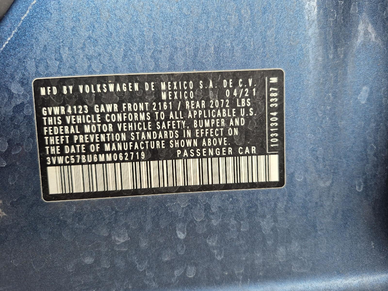 2021 Volkswagen Jetta S