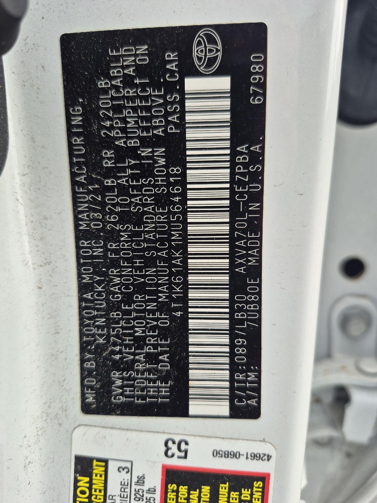 2021 Toyota Camry XSE