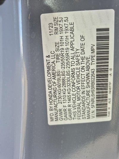 2024 Honda Odyssey Elite