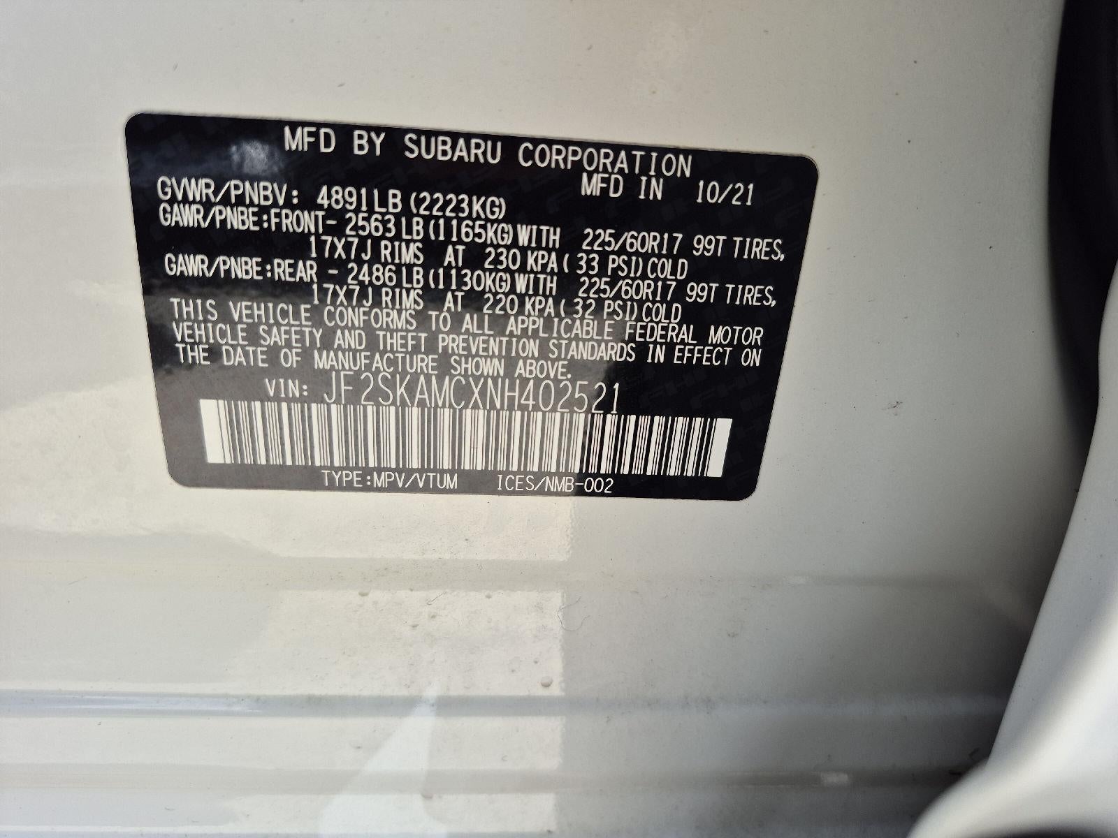 2022 Subaru Forester Wilderness