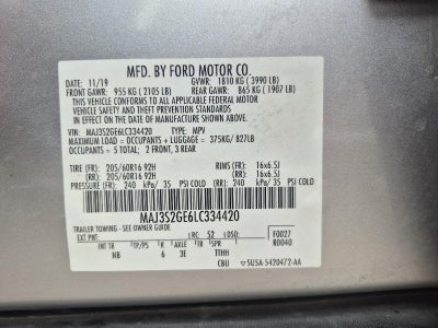 2020 Ford EcoSport SE