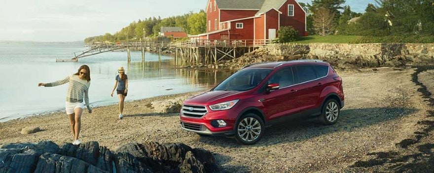 Red 2019 Ford Explorer at McRee Ford, Inc. in Dickinson TX