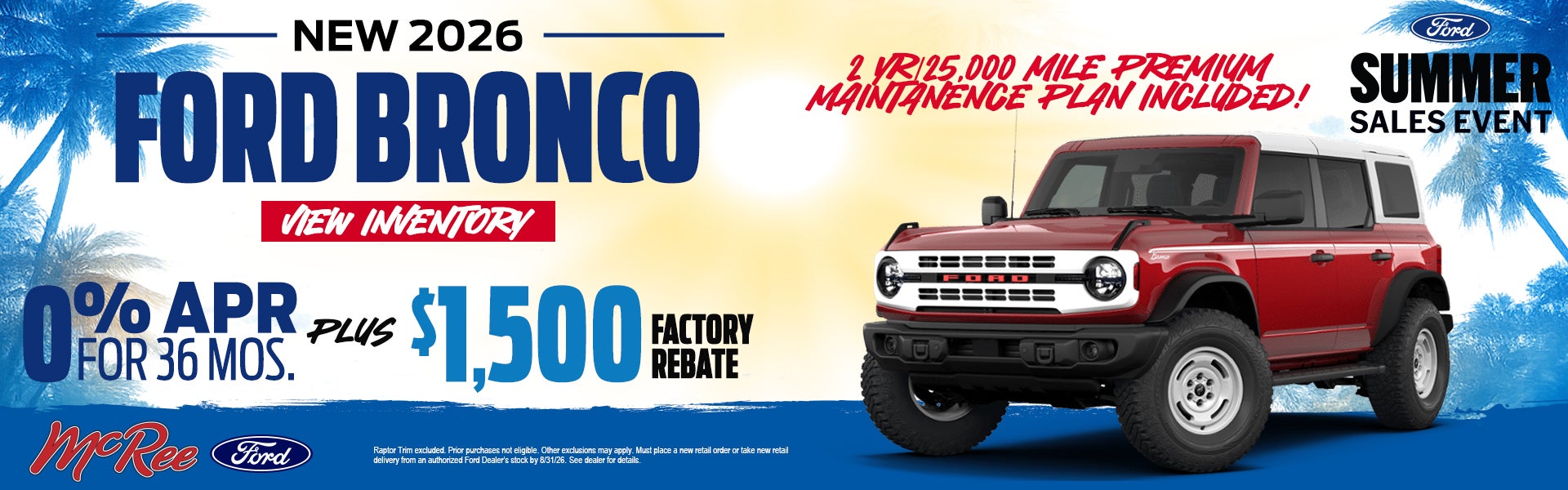 Summer Event Bronco
