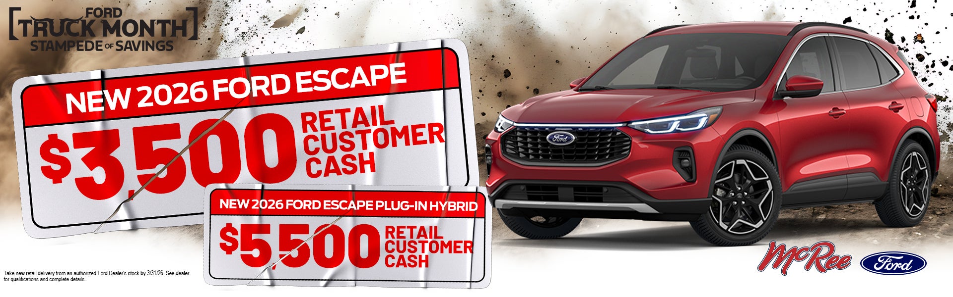 26 Truck Month Escape/ Escape plug-in hybrid