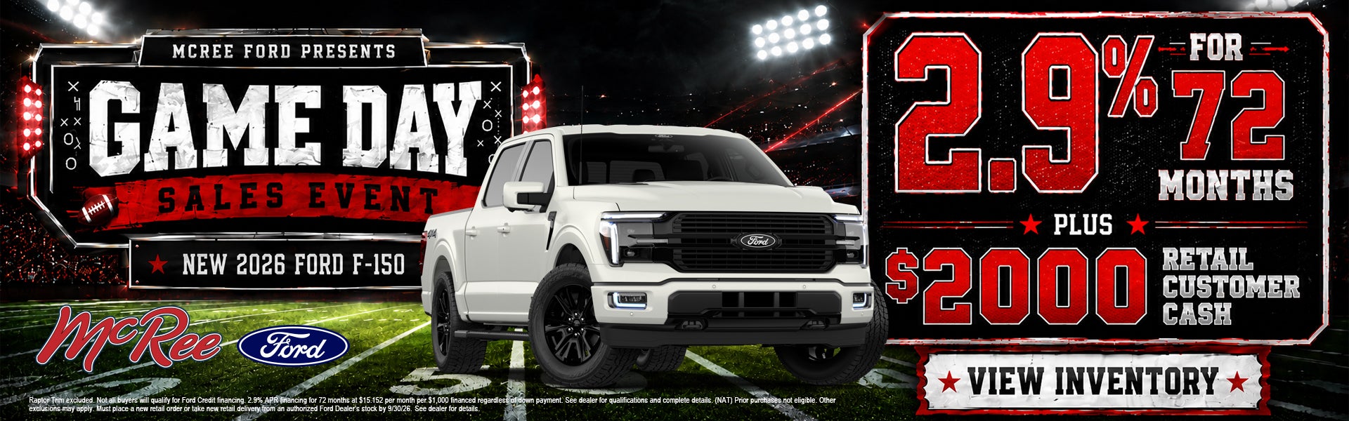 Ford F-150 2.9%