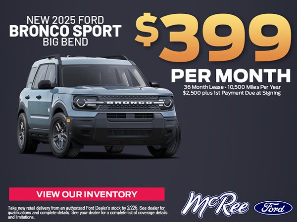 1.26 Bronco Sport Big Bend Lease