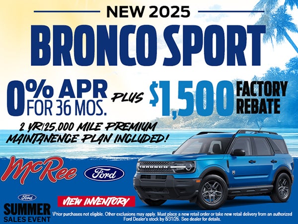 Summer Event Bronco Sport