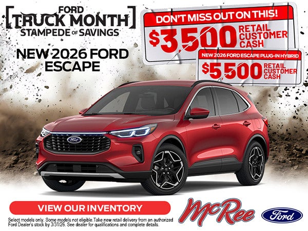26 Truck Month Escape/ Escape plug-in hybrid